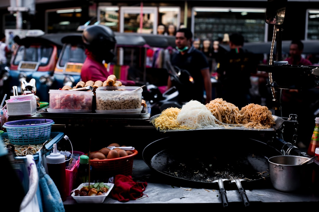 cooked food on plate